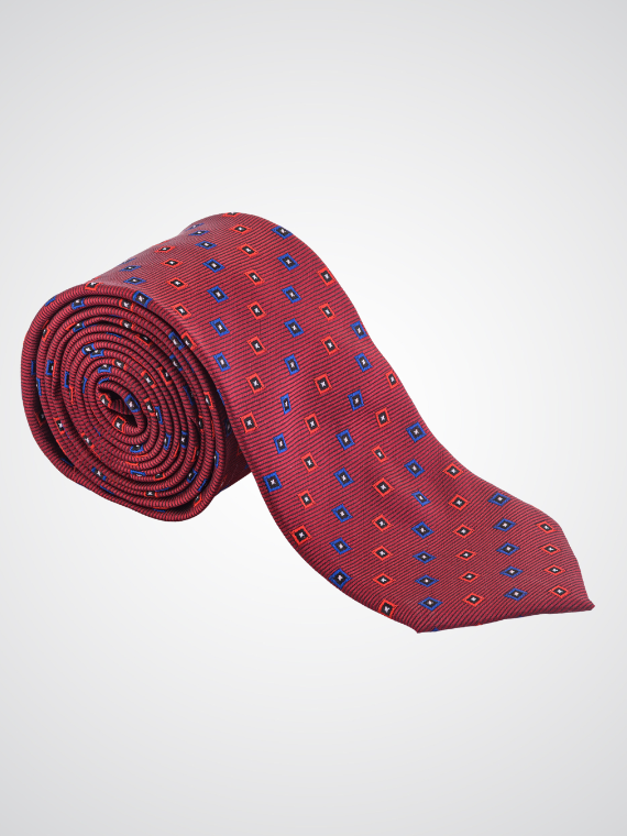 Formal men's jacquard tie