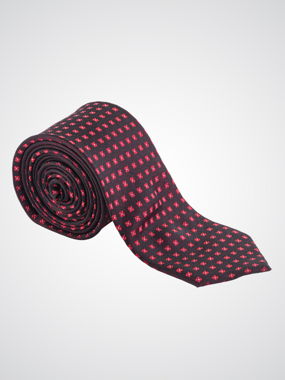 Formal men's jacquard tie