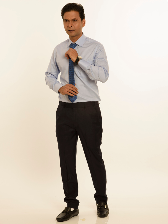 Men's plain rugular fit formal shirt