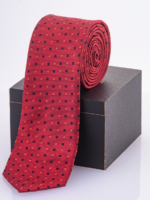 Formal men's jacquard tie