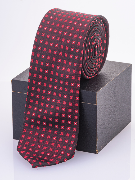 Formal men's jacquard tie