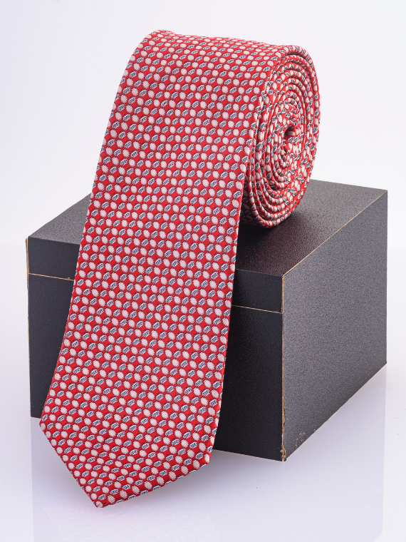 Formal men's jacquard tie