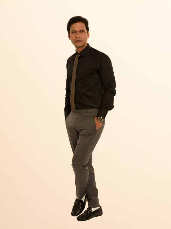 Men's plain rugular fit formal shirt