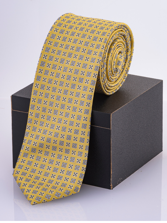 Formal men's jacquard tie