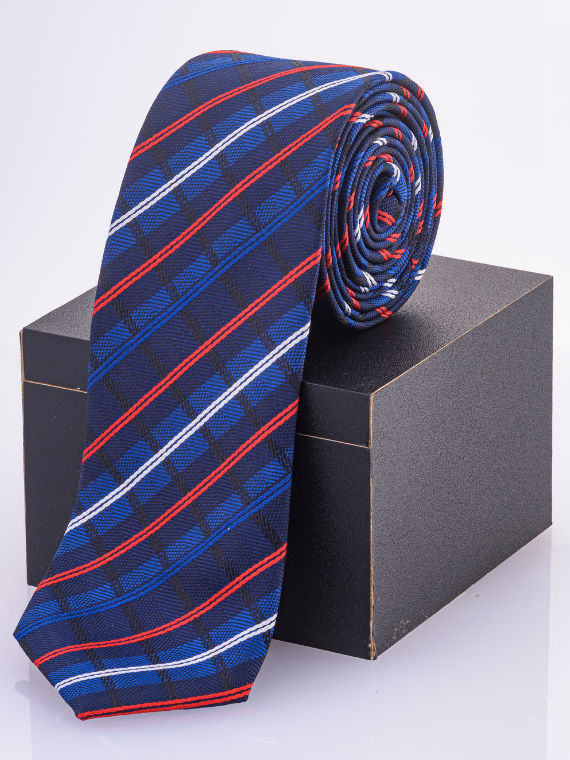 Formal men's jacquard tie