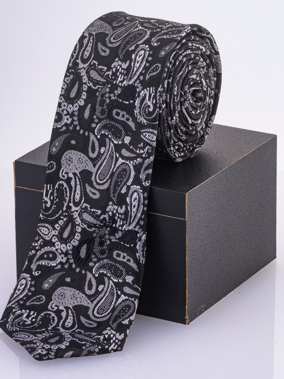 Formal men's jacquard tie