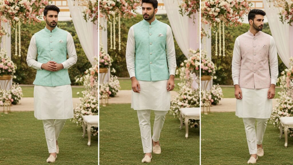 Pastel Waistcoat Set