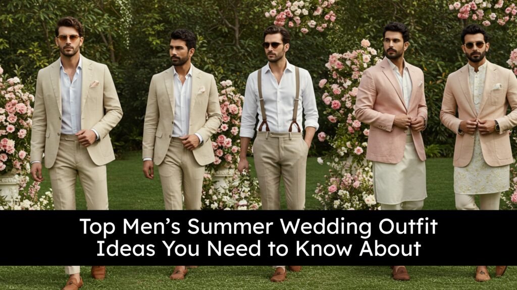 Top Men’s Summer Wedding Outfit Ideas You Need to Know About