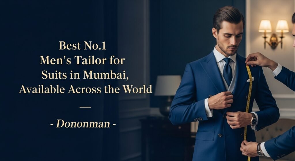 Best No.1 Men’s Tailor for Suits in Mumbai, Available Across the World – Dononman