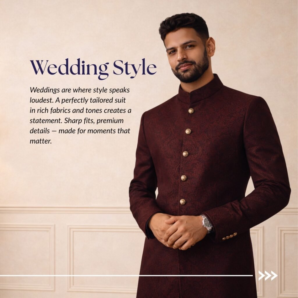 Wedding & Tuxedo Suit Tailor Near Taj Mahal Palace Mumbai