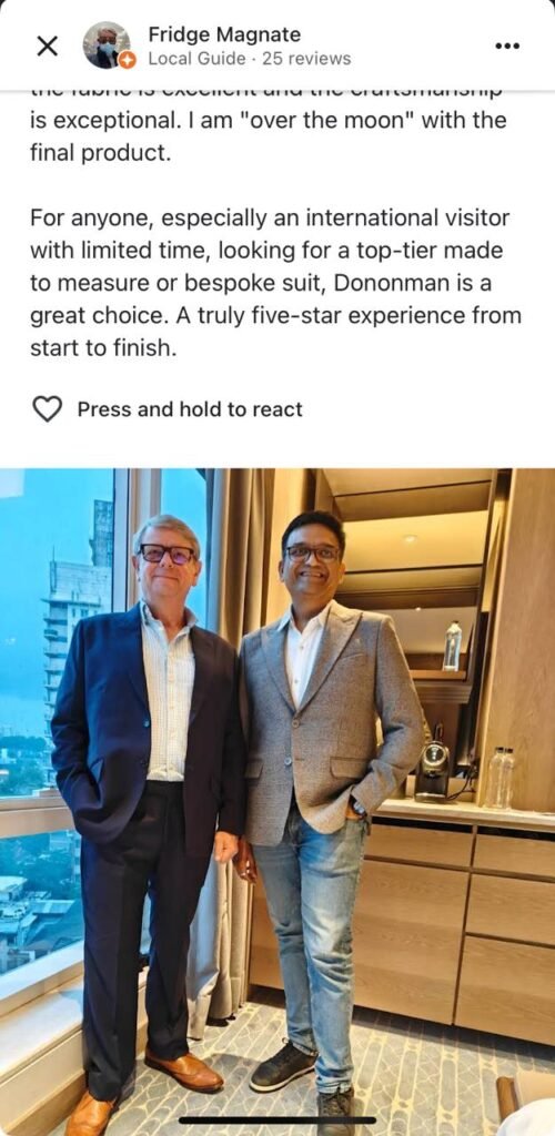 Where Can Foreigners Get a Suit Tailored in Mumbai?